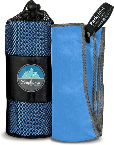 Miniatura 17 de Toalla de microfibra Youphoria para viaje de secado rápido y ligera - Toalla de secado rápido para camping, playa, mochilero, senderismo