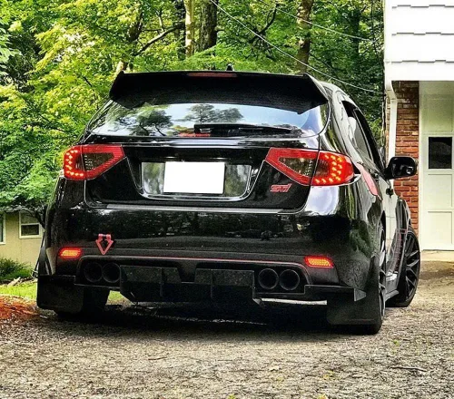 Miniatura 7 de Luces reflectoras ledes de posición para defensa iJDMTOY 26-SMD para 2008-2014 Subaru Impreza, WRX STI o XV Crosstrek 2013 en adelante, Ahumado