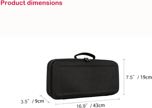 Miniatura 7 de Funda de viaje rígida compatible con Dyson Airstraight HT01 alisador de pelo y fuente de alimentación, funda de transporte impermeable y a prueba