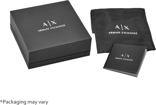 Miniatura 4 de A X Armani Exchange - Pulsera de cadena de acero inoxidable para hombre
