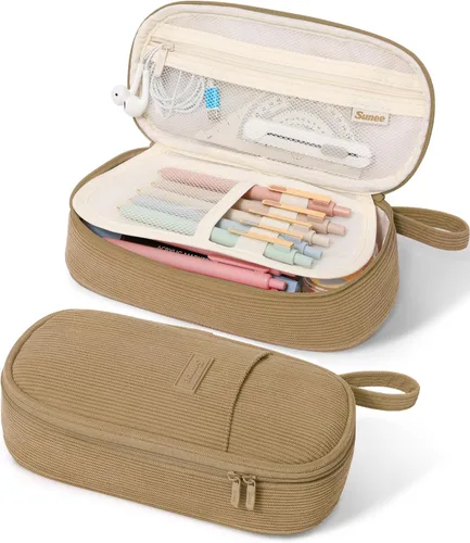 Miniatura 23 de Estuche Lindo para Lápices SUNEE, Funda Estética para Bolígrafos, Bolsa Grande para Lápices de Color con Cremallera, Almacenamiento y Organizador