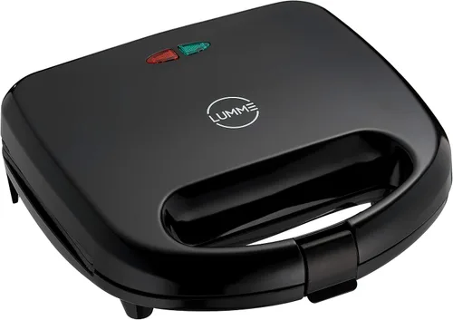 Miniatura 5 de Lumme Sandwichera, tostadora de sándwich, prensa panini, máquina de quesadilla, queso a la parrilla, prensa de tostadas francesas, prensa de Negro