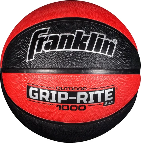 Miniatura 3 de Franklin Sports Grip-Rite 1000 - Baloncesto juvenil duradero de tamaño junior para escuela, campamento, práctica en casa, uso en interiores