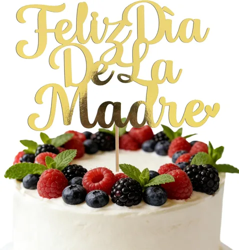 Feliz Cumpleaños - Decoración para tarta de cumpleaños con purpurina dorada, suministros de decoración de fiesta temática de fiesta, decoraciones