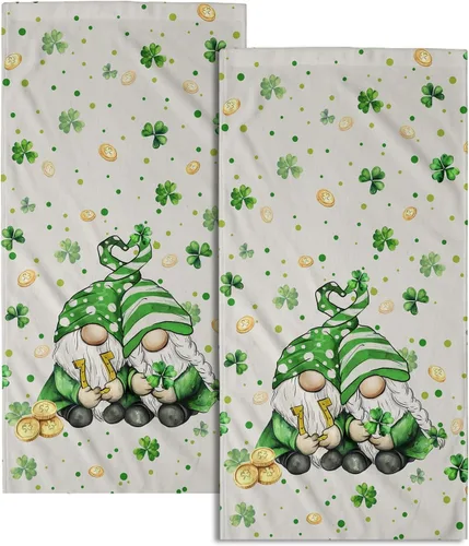 Miniatura 24 de Giwawa Autumn Pumpkin Hand Towels Maple Leaves Bath Fingertip Towel Set of 2 Thanksgiving Soft Absorbent Dish Wash Cloth Kitchen Home Hotel Decor