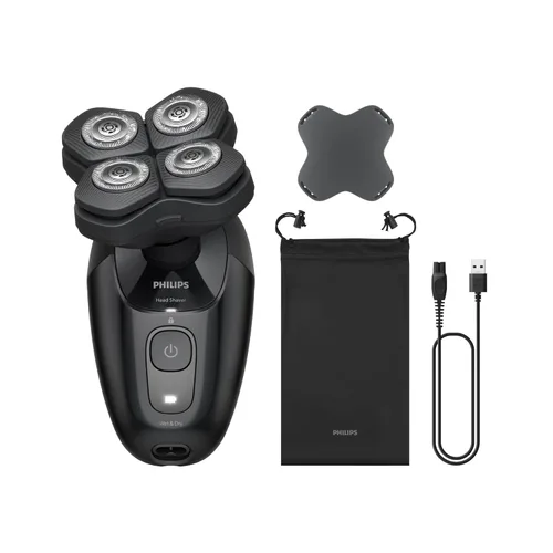 Miniatura 11 de Philips Norelco Head Shaver Pro 5000 Series - Afeitadora de cabeza para hombres y mujeres, cabezal flexible de 360° y cuchillas ComfortCut para un