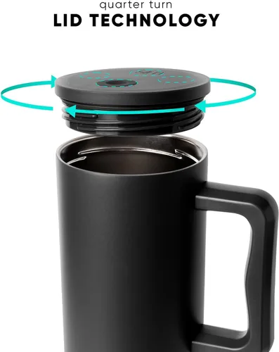 Miniatura 10 de Simple Modern Trek - Vaso de Navidad de 40 onzas con asa y tapa con pajilla, taza de viaje aislada de acero inoxidable apta para portavasos, regalos