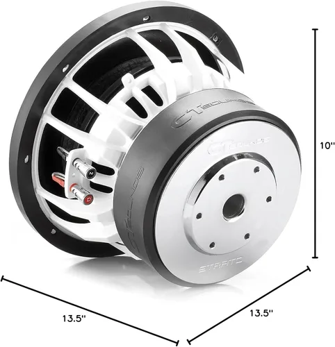 Miniatura 7 de CT Sounds STRATO-10-D2 2500 Watts Max 10 pulgadas Subwoofer para coche Dual 2 Ohm