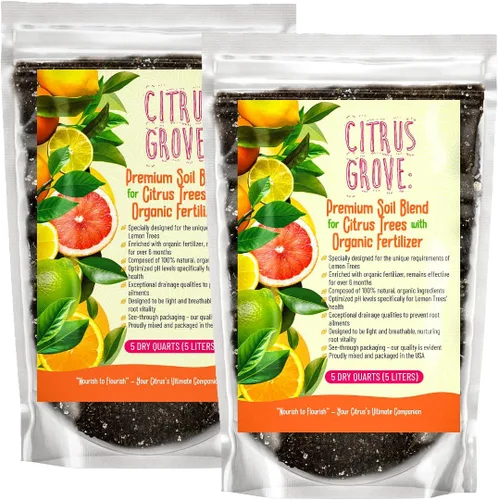 Miniatura 24 de GARDENWISE Tierra Premium Orgánica para Macetas de Cítricos para Plantas de Interior/Exterior - Perfecta para Naranjos, Limoneros, Limeros y Pomelos