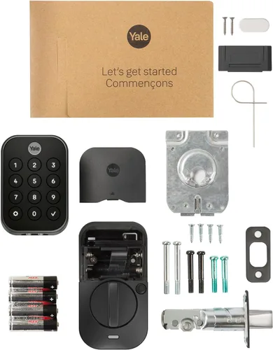 Miniatura 9 de Yale Assure Lock 2 Touch Cerrojo, Cerradura de puerta inteligente sin llave de ante negro con teclado de pantalla táctil conectado Z-Wave (ZW3)