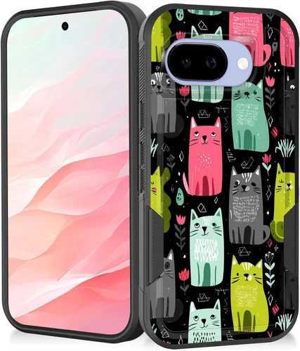 Miniatura 94 de Funda para Pixel 7a, resistente de doble capa híbrida de policarbonato duro de goma suave a prueba de golpes para Google Pixel 7A 6.1 pulgadas