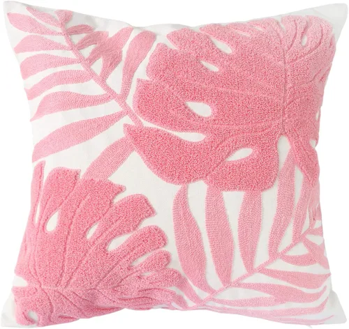 Miniatura 13 de Fundas bordadas decorativas para almohada de 18 x 18 pulgadas. Funda de cojín para sofá, cama, silla, funda de almohada 100% de algodón de 18 x 18