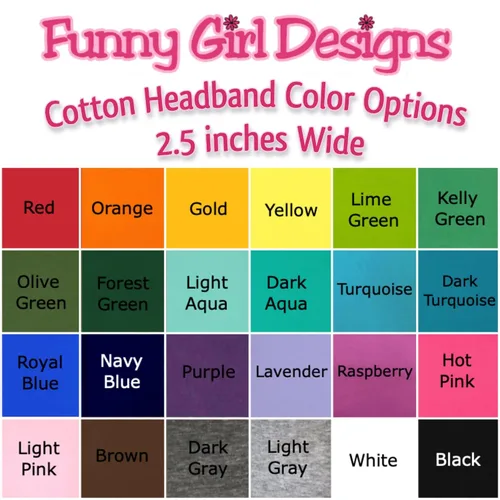 Miniatura 3 de Funny Girl Designs Personalizado Monograma Bordado Voleibol Parche Algodón Elástico Diadema