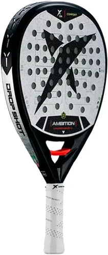 Miniatura 2 de Drop Shot Conqueror Comfort 1.0 - Raqueta de pádel de carbono 3K con núcleo suave EVA, forma de lágrima, equilibrio medio, reducción avanzada