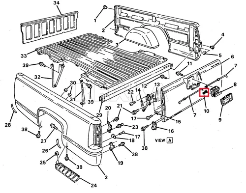 Miniatura 7 de Rexka 10 unids puerta trasera manija bloqueo varilla retenedor clip 3/16 varilla 15545178 para GM Chevy GMC camiones camionetas 1500 2500 3500