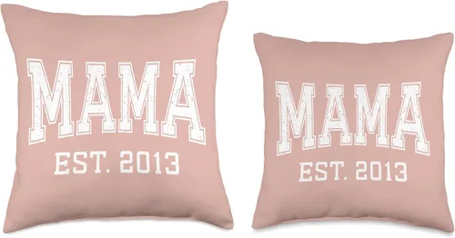 Miniatura 3 de Mama Est 2013 Custom Mom Personalized Mothers Day Customized Throw Pillow