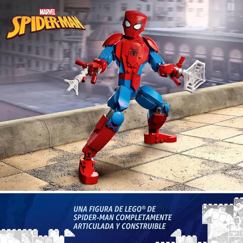 Miniatura 2 de LEGO Marvel Spider-Man - Juguete de construcción, figura de acción totalmente articulada, set de película de superhéroes con elementos de telaraña