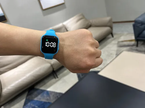 Miniatura 20 de Reloj despertador vibratorio, resistente al agua, reloj silencioso con recordatorio médico, con temporizador y 15 alarmas diarias
