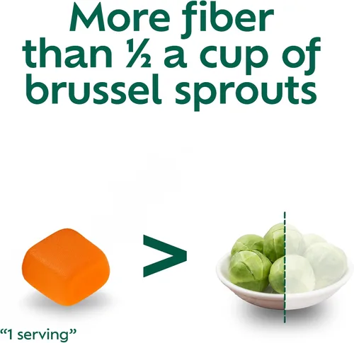Miniatura 6 de Benefiber - Gomitas de fibra con surtido de frutas para una sana digestión. Suplemento prebiótico y probiótico con sabores naturales de frutas, 50