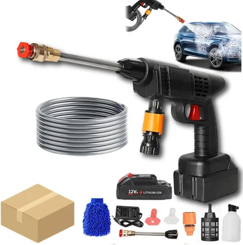 Miniatura 7 de Lavadora a presión de mano, lavadora a presión de mano, 6 en 1, portátil, inalámbrica, con manguera desmontable de 16 pies para automóvil, jardín
