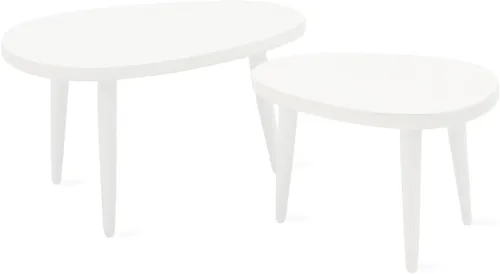 Miniatura 6 de Muebles en miniatura, 2 piezas, mesa de casa de muñecas, juego de mesa triangular de madera, escala 1/12, accesorios de modelo de casa pequeña