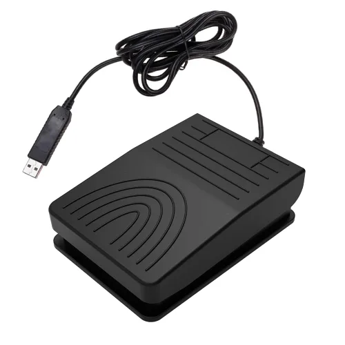 Pedal de pie USB, teclado programable, ratón, interruptor personalizado, tecla de acceso directo de tecla rápida para girador de páginas, juegos,