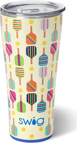 Miniatura 71 de Swig Life - Vaso de 22 oz con aislamiento térmico, vaso de café con tapa, apto para portavasos, apto para lavavajillas, acero inoxidable, taza
