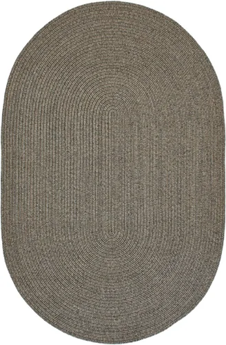 Miniatura 9 de Alfombra ovalada trenzada gris humo de 20 x 30 pulgadas, lavable para interiores y exteriores, decoración campestre para cocinas y entradas