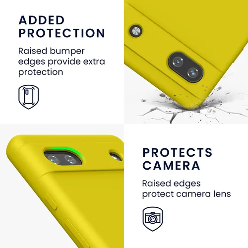 Miniatura 642 de kwmobile Funda Compatible con Google Pixel 6 Pro - Funda de teléfono de silicona TPU con acabado suave - Azul Arrecife