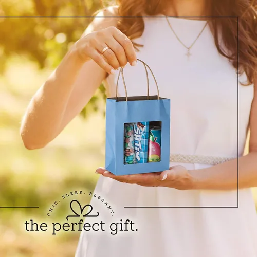 Miniatura 5 de Bolsa de regalo de papel Kraft con ventana