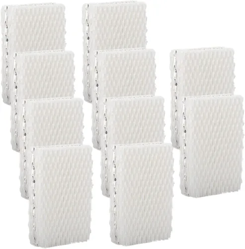 HIFROM Paquete de 10 filtros de mecha para humidificador WF813 compatibles con ReliOn RCM-832 RCM-832N ProCare PCWF813 PCWF-813 Equate EQWF813