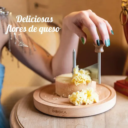 Miniatura 3 de BOSKA Rallador de queso Amigo - El original con garantía de 10 años - Rueda de queso para i.a. Tete de Moine, Girolle & Chocolate - Rallador