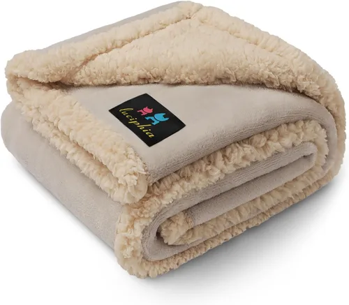 Miniatura 10 de Luciphia - Manta impermeable para mascotas, manta líquida a prueba de orina para perros para sofá, cama, funda protectora reversible de forro polar