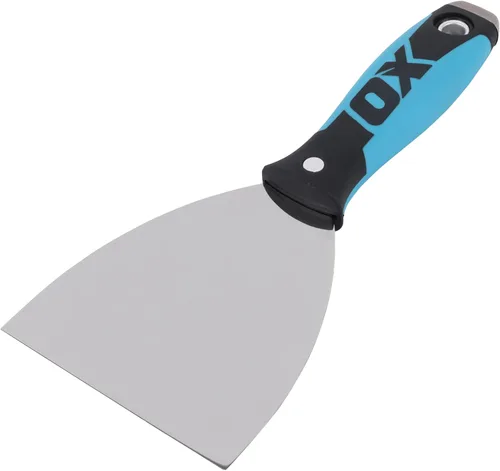 Miniatura 6 de Cuchillo de masilla de alta calidad para paneles de yeso de 2 pulgadas, cuchillo profesional de acero inoxidable, compuesto de juntas, mango