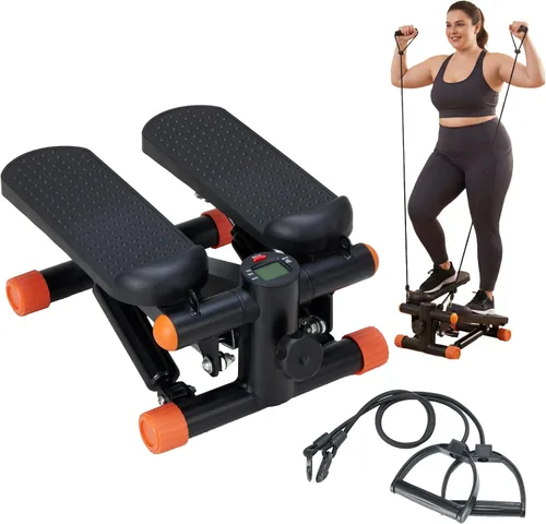 Miniatura 9 de NEWBULIG Mini paso a paso para ejercicio en casa, máquina de escalones para gimnasio en casa, portátil, para entrenamiento de cuerpo completo