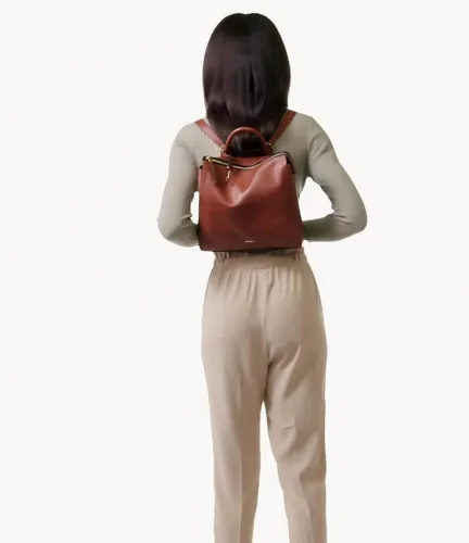 Miniatura 6 de Fossil Parker - Mochila convertible de cuero para mujer