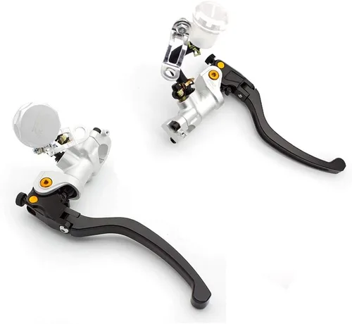 Miniatura 5 de 7/8 "0.866 in universal motocicleta doble hidráulico freno embrague palancas cilindro maestro para 300cc-1800cc Sport bike/Street bike/Scooter
