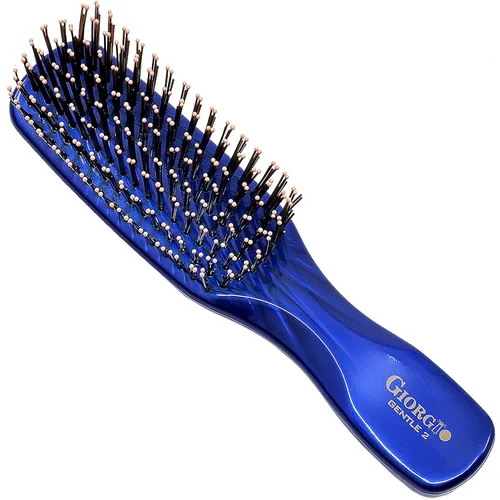 Miniatura 13 de Giorgio Cepillo desenredante suave para el cabello, cerdas de doble longitud para hombres, cabello fino y grueso, masajeador de cuero cabelludo