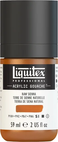 Miniatura 48 de Liquitex Professional - Gouache acrílico profesional, botella de 2 onzas (59 ml), blanco titanio