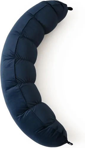 Miniatura 43 de Peallow(Pat. Pend) – Almohada larga redonda para el cuerpo para adultos, almohada de refuerzo para dormir, almohada suave y de apoyo para dormir