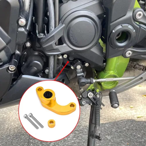 Miniatura 10 de Placa de soporte de cambio de aluminio para estabilizador de cambios (para vehículos Kawasaki) Z900,Z900RS (todos los modelos) (2018 en adelante)