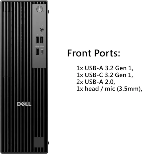 Miniatura 5 de Dell Pro Slim QCS1250 SFF Desktop (OptiPlex de próxima generación), 14ª generación i5-14500 (14 núcleos, hasta 5.0 GHz), 16 GB DDR5 RAM, 512 GB PCIe