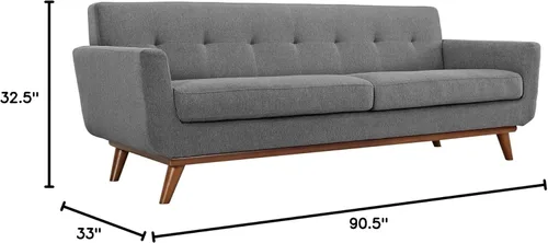 Miniatura 3 de Modway Engage - Sillón de madera Gris Expectativa