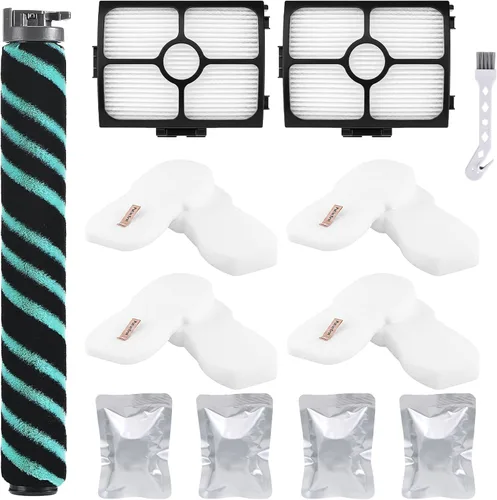 Miniatura 8 de Paquete de 7 filtros HZ4002 de repuesto compatibles con Shark HZ3002 HZ3000 HZ4000 HZ4002 Stratos ultraligero con cable, 2 filtros, 4 filtros