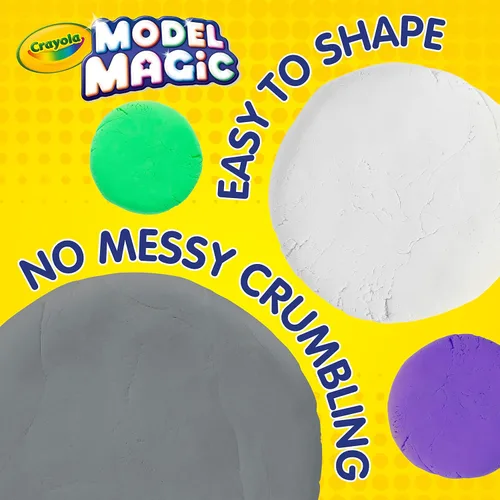Miniatura 4 de Crayola Modelo Magic en gris, alternativa a arcilla para modelar, 4oz Multicolor