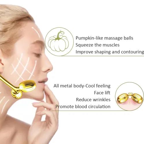 Miniatura 2 de Yeamon Gua Sha - Juego de herramientas faciales y rodillo facial, herramienta de masaje facial para la rutina de cuidado de la piel de las mujeres