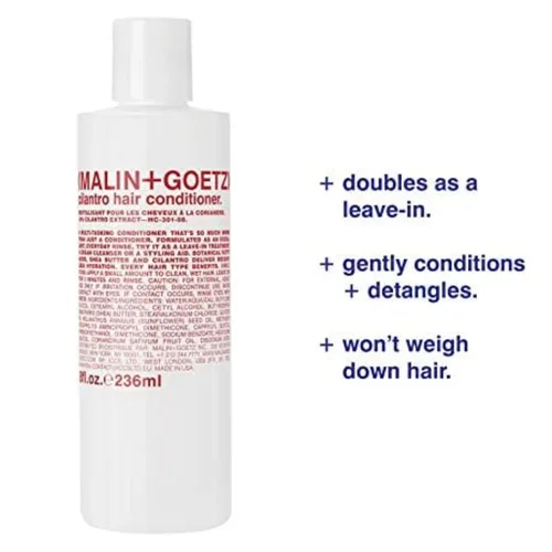 Miniatura 2 de MALIN+GOETZ Cilantro Hair Conditioner Everyday Essential Conditioner with Cilantro Extract, Shea Butter, Fatty Acids Hydrates, Detangles