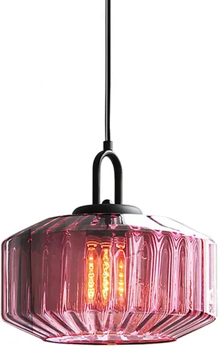Miniatura 12 de Lámpara colgante enchufable de cristal azul, lámpara colgante dorada de altura ajustable con interruptor de encendido/apagado de cable de 14.7 pies