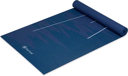 Gaiam - Tapete de yoga con estampado, antideslizante para ejercicio y fitness para todo tipo de yoga, pilates y ejercicios en el suelo Marea