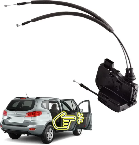 Miniatura 7 de Actuador de pestillo de bloqueo de puerta delantera izquierda del lado del conductor compatible con Hyundai Santa Fe 2010-2012 Reemplazar